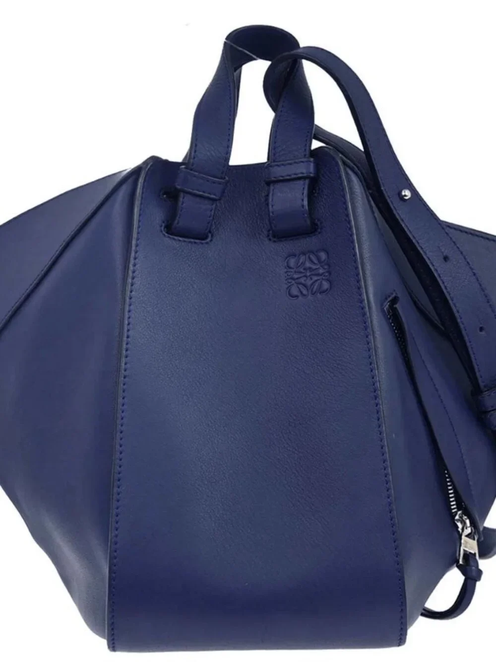 Loewe Navy Hammock 2way Tote Handbag 051703